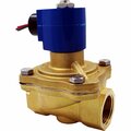 Gc Valves 1" NPT, 2-Way Brass Solenoid Valve, Closed, Buna, 24/50-60 S201GF24N5FG9